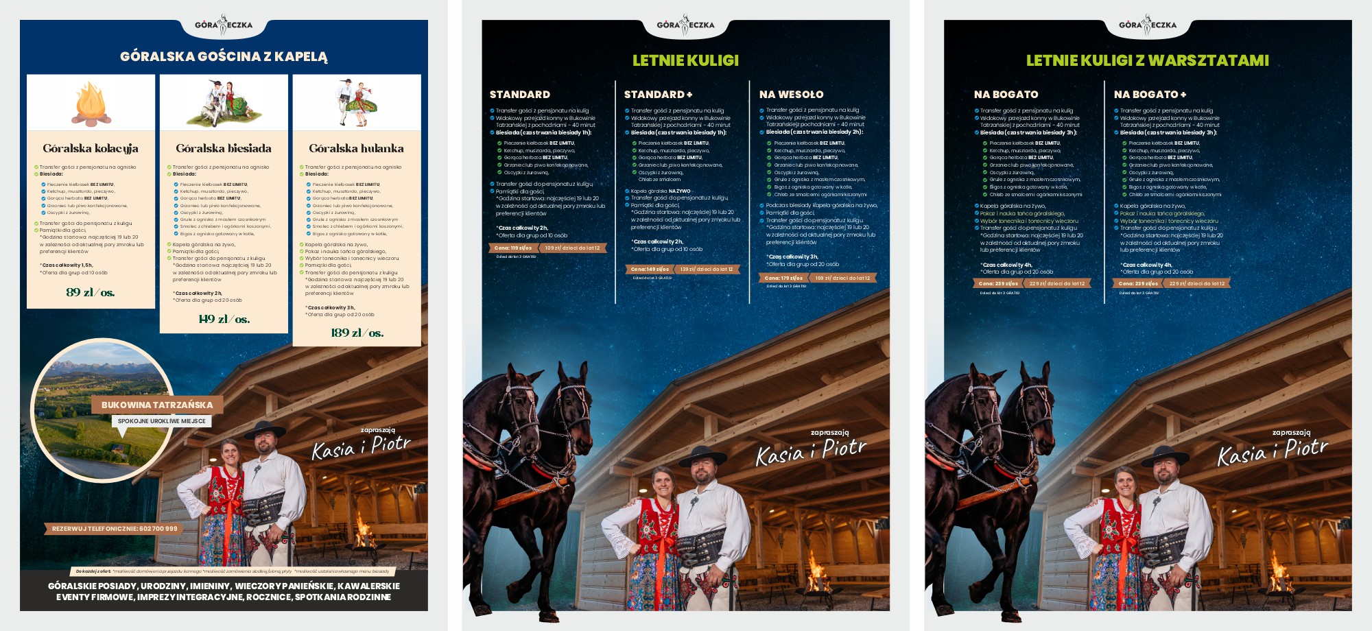 Oferty dla grup 2026 Góralskie imprezy i biesiady